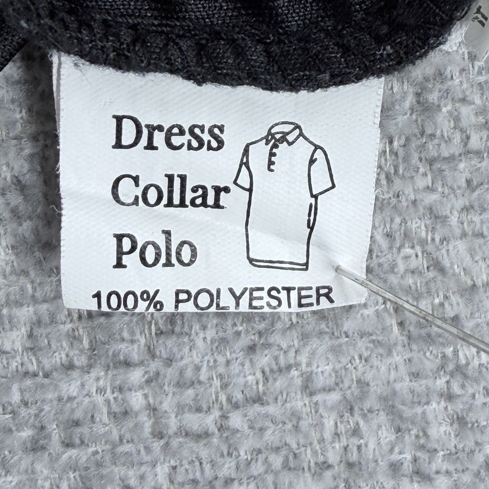 Collars Co Golf Polo Shirt Men Size XL Black Short Sleeve - Picture 4 of 7